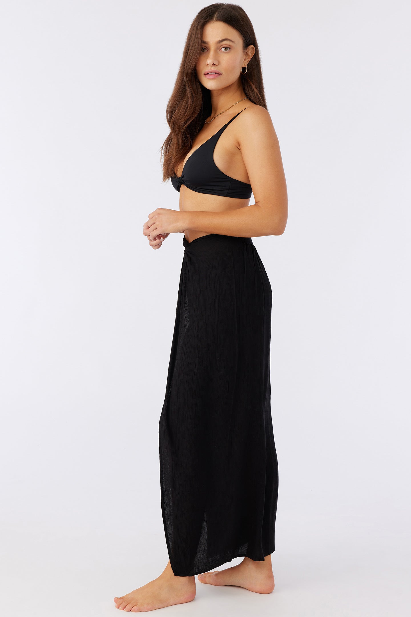 Saltwater Solids Hanalei Maxi Skirt Cover-Up