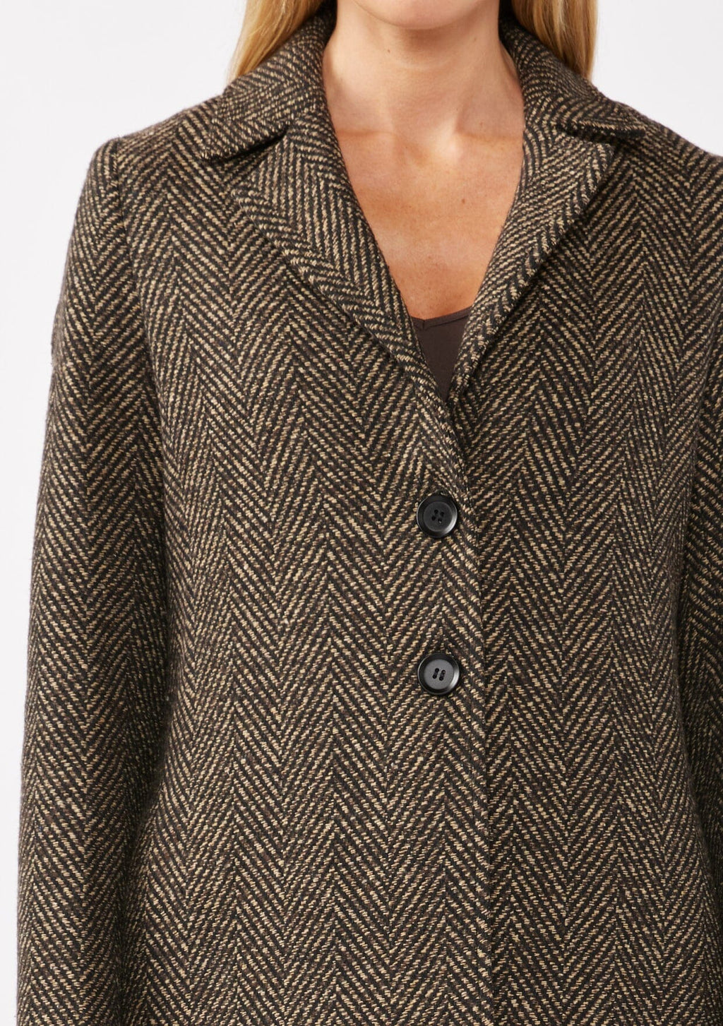 Cassie Chevron Coat