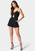 Ring Front Keyhole Romper