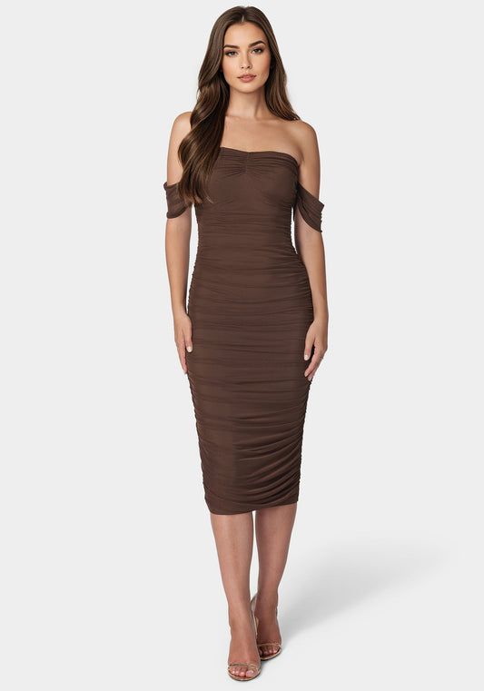 Ruched Midi Dress