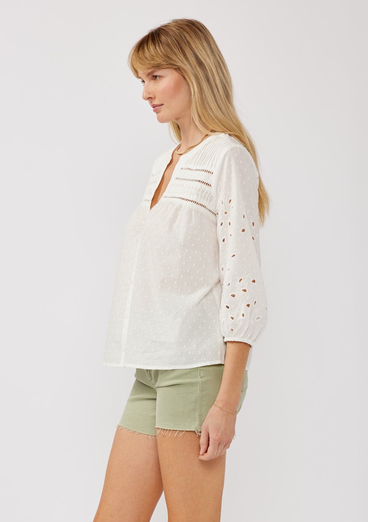 Solene Button Down Blouse