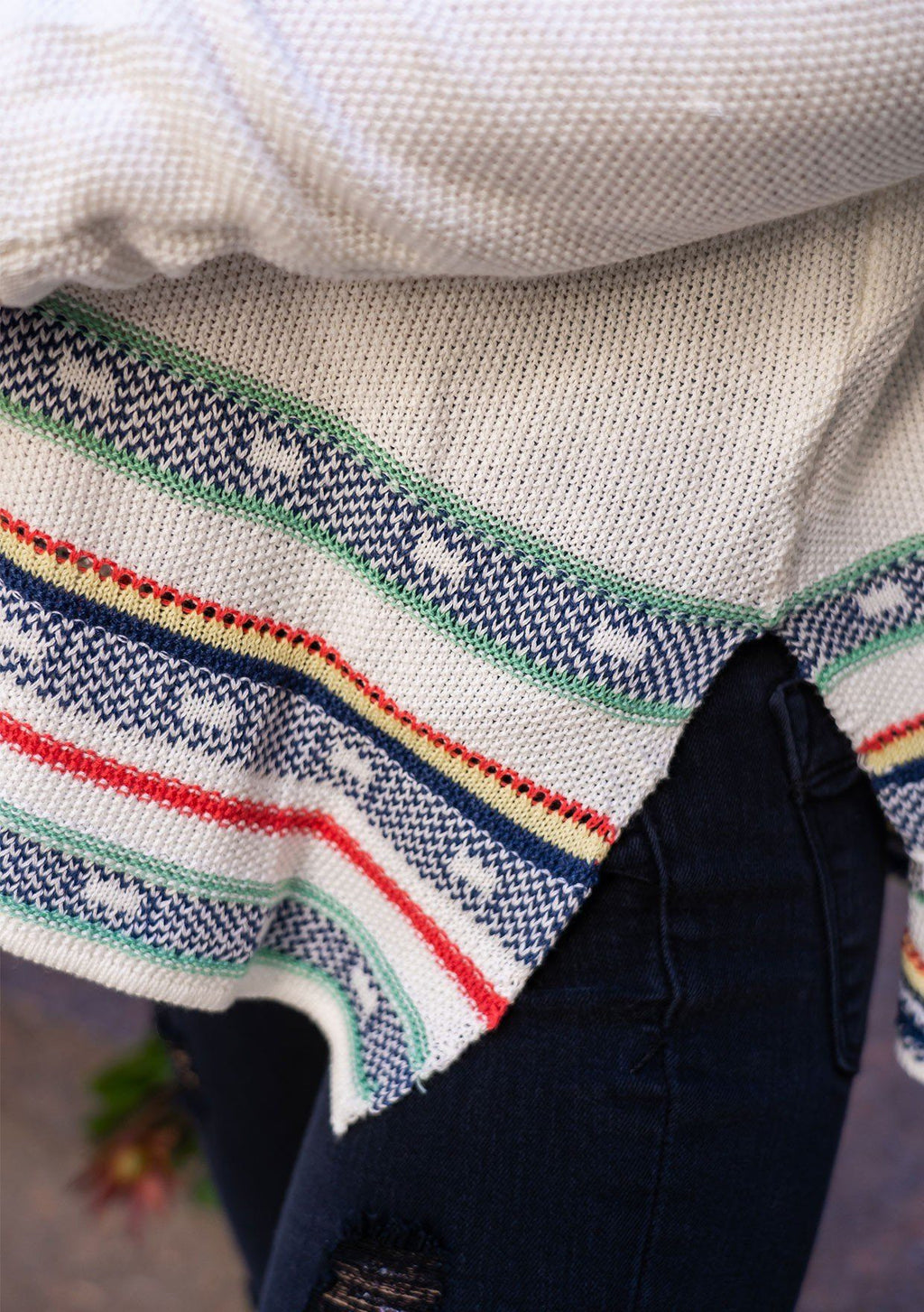 California Stripes Knit Pullover