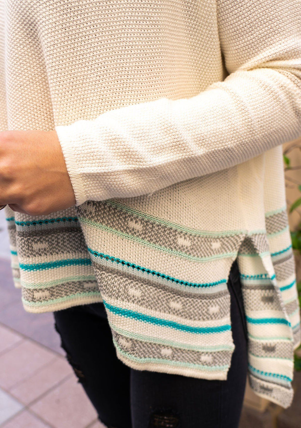 California Stripes Knit Pullover
