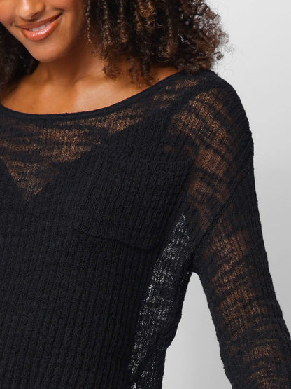 Patti Layering Sweater - Black