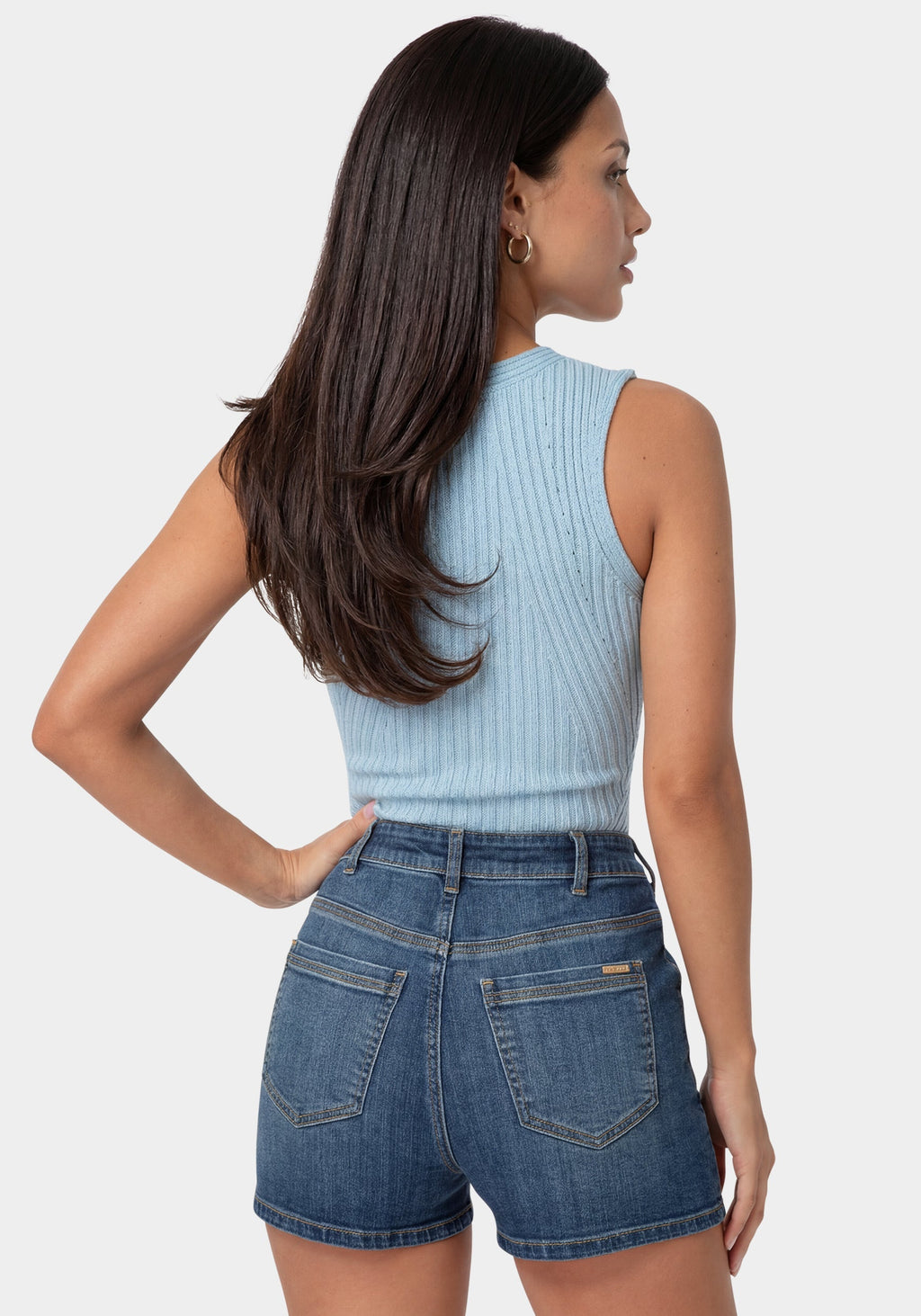 Twisted Strap Knit Top