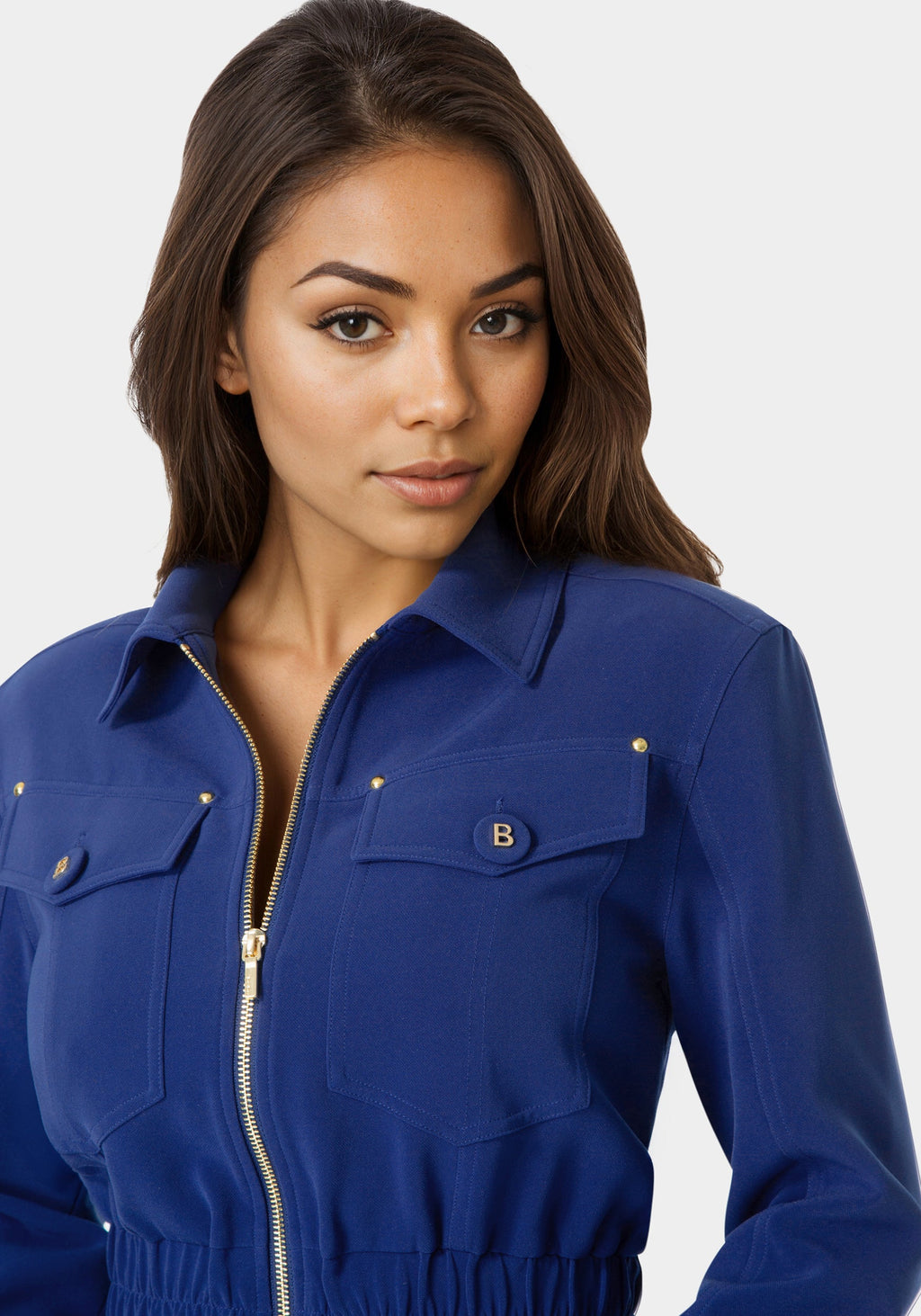 Chest Pocket Cropped Jacket