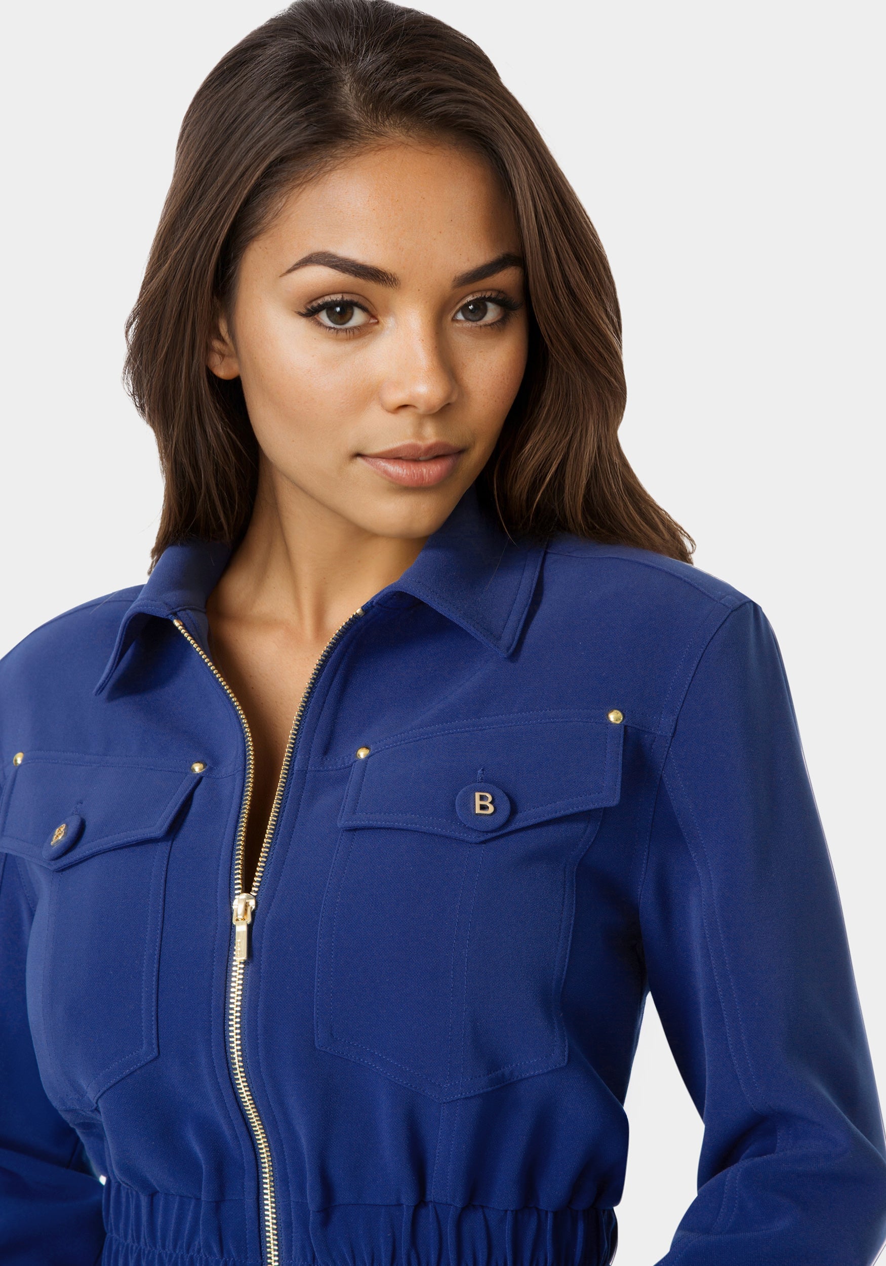 Chest Pocket Cropped Jacket