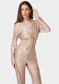 Light Sheer Voile Bomber