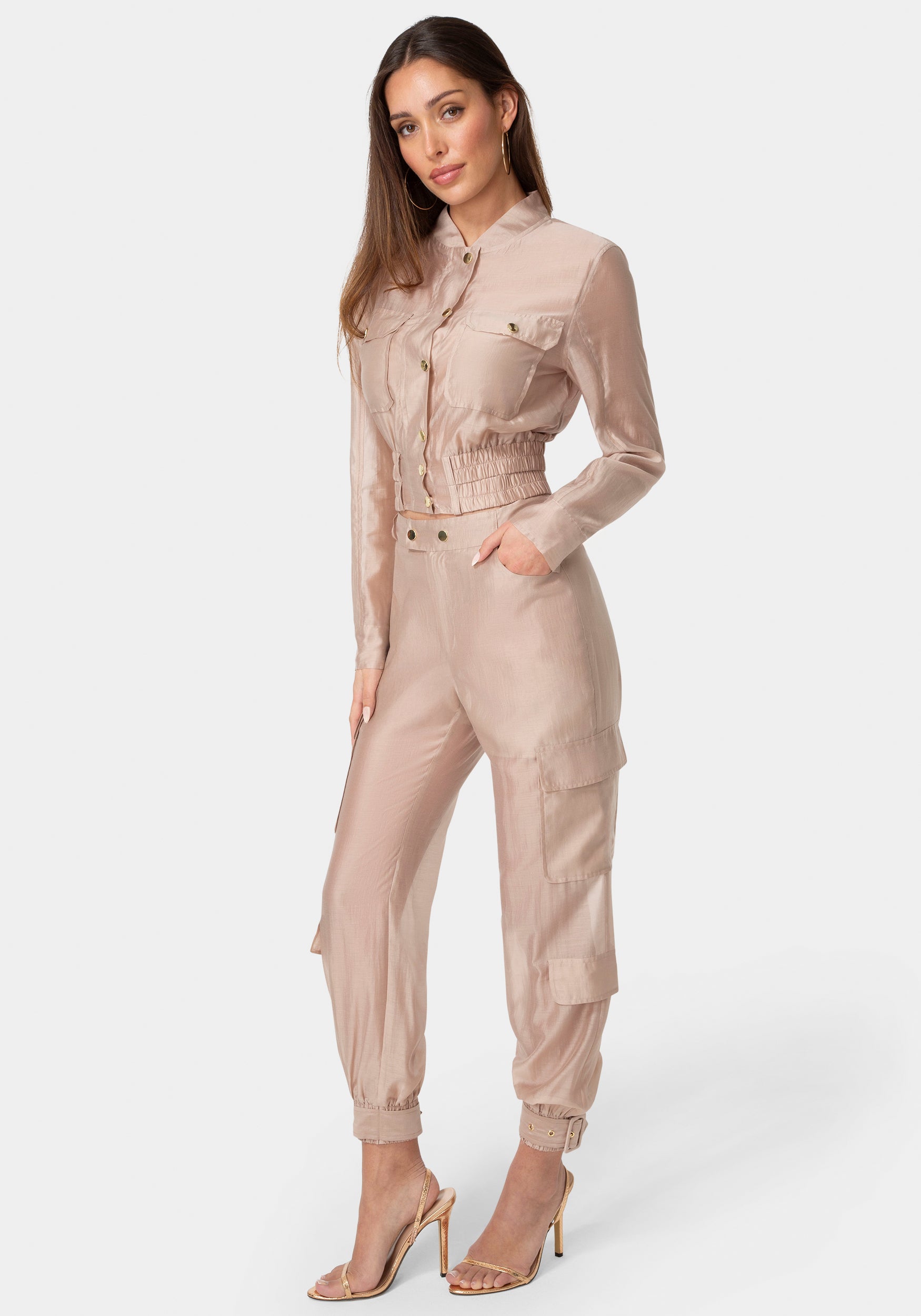 Light Sheer Voile Bomber