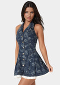 Fit & Flare Denim Dress