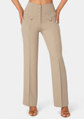 High Waist Corset Illusion Straight Leg Pant