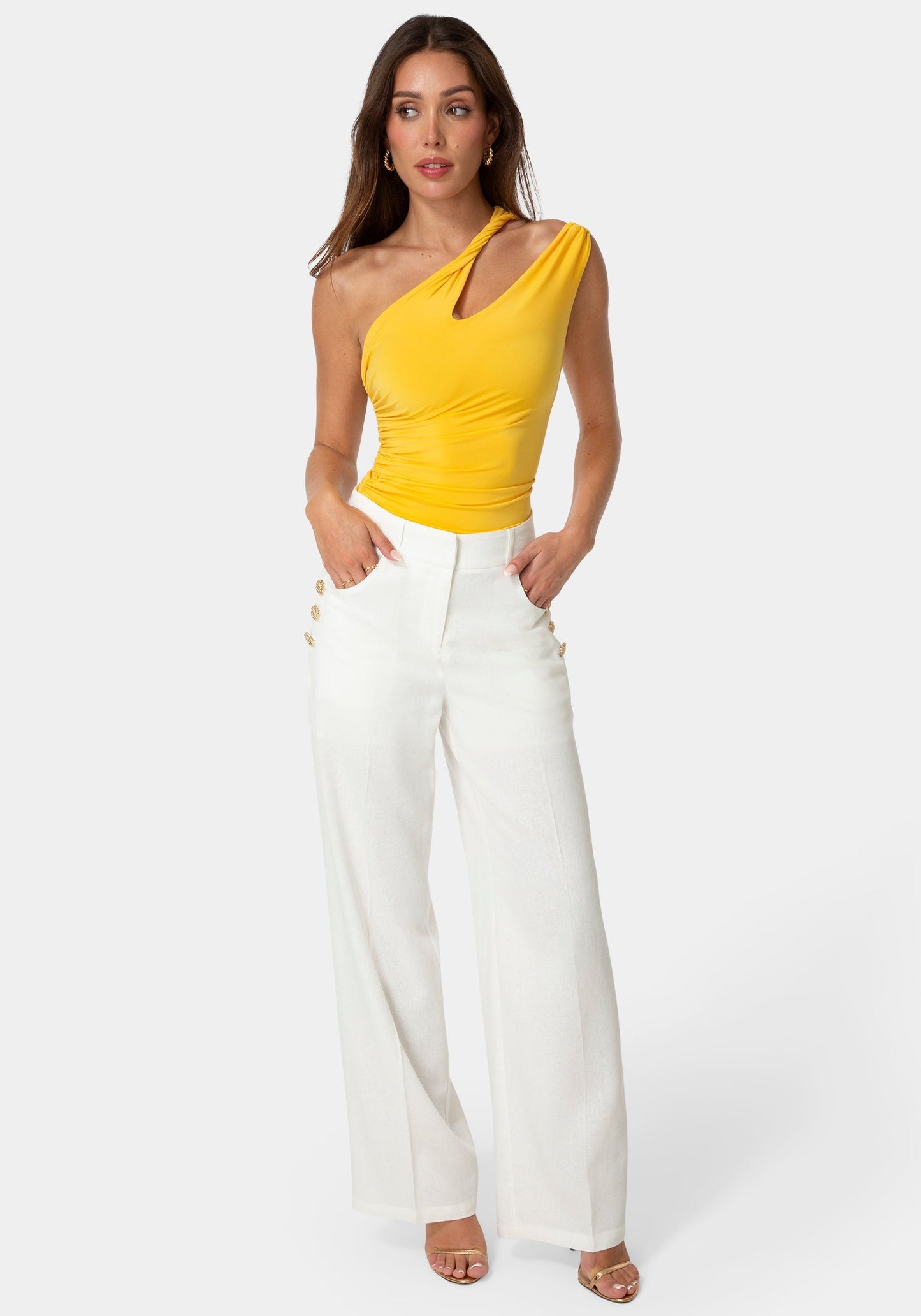 Linen Palazzo Pants