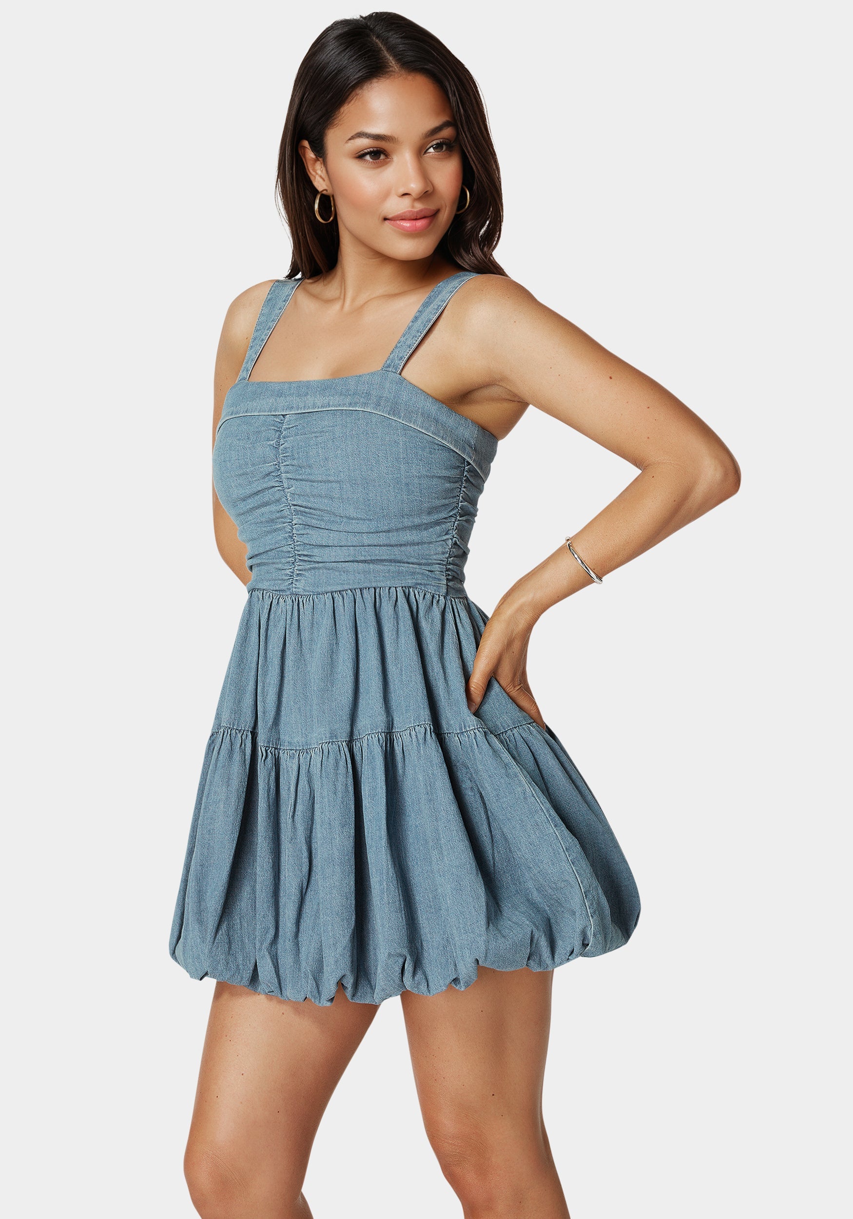 Bubble Denim Dress