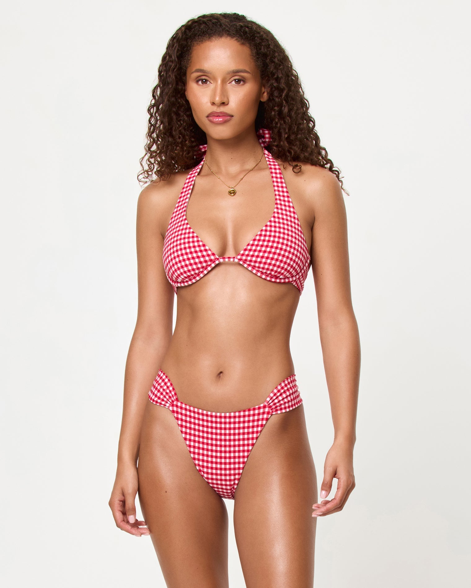 Isa Bikini Top - Lipstick Red