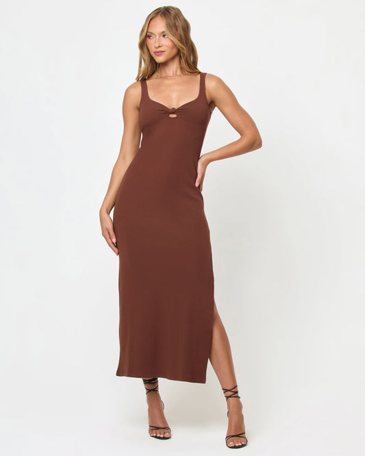 Alexis Dress - Cafe