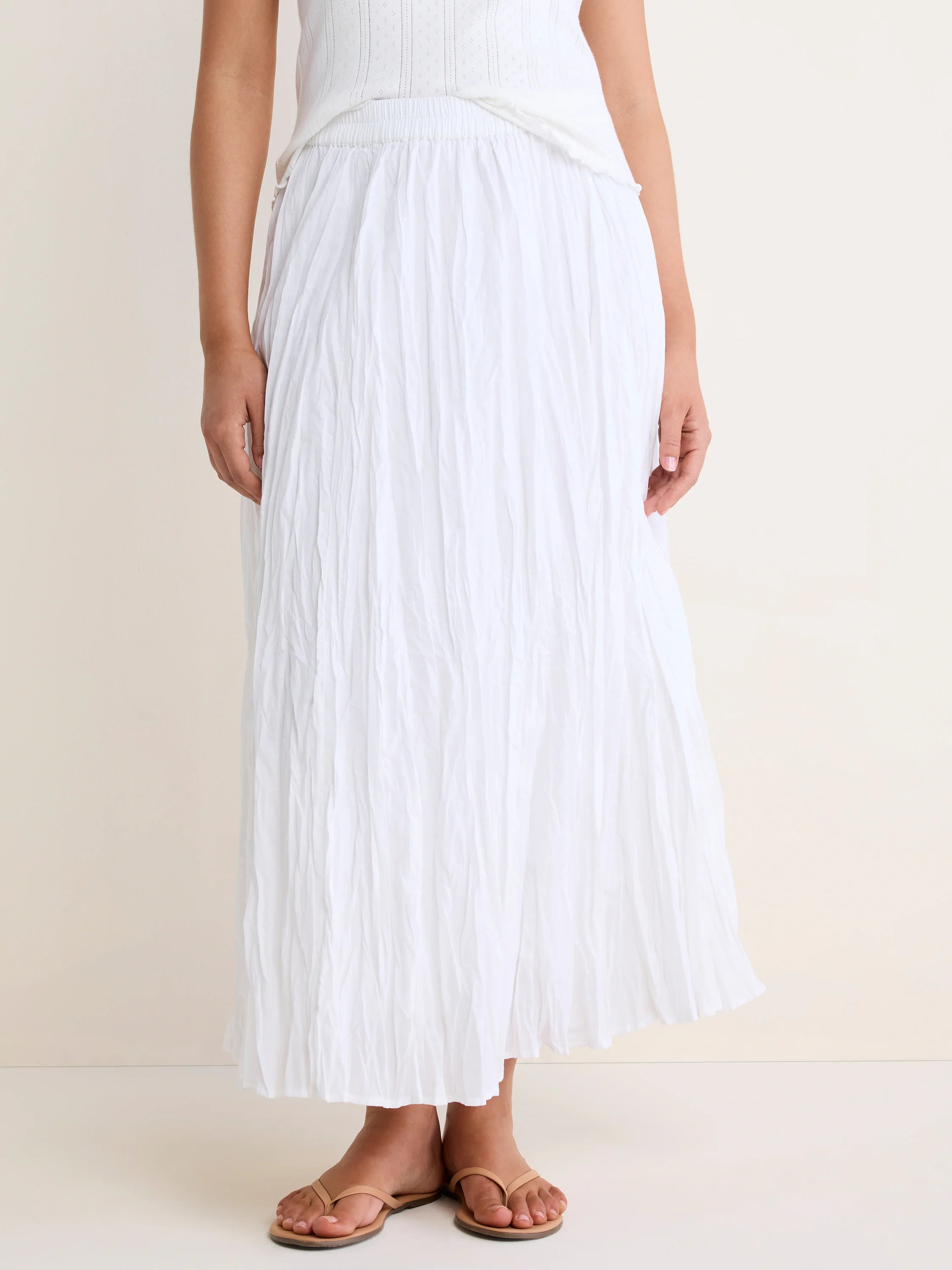 nz by NIC+ZOE Cotton Crinkle Skirt