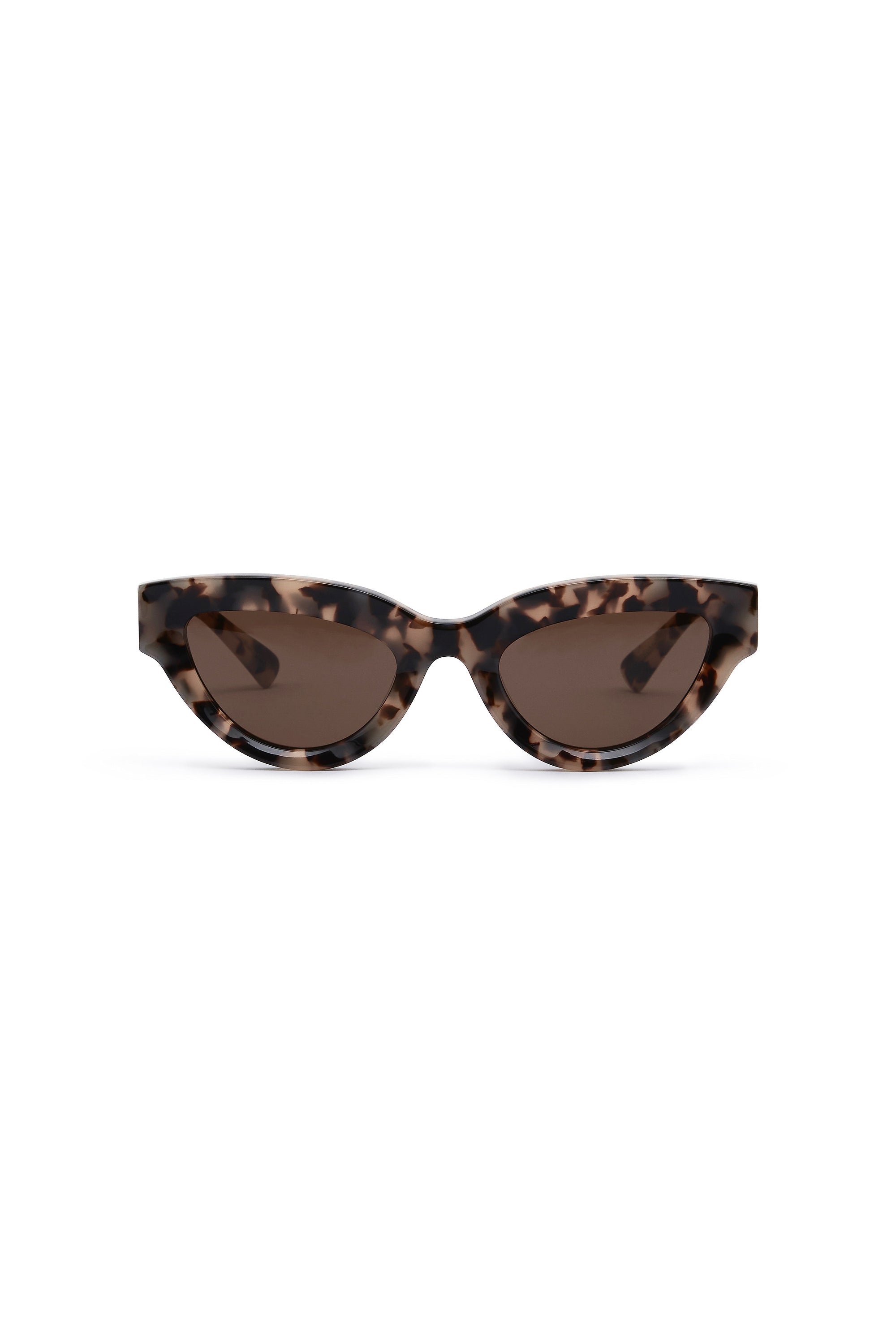 Babette Sunglasses In Milky Tort