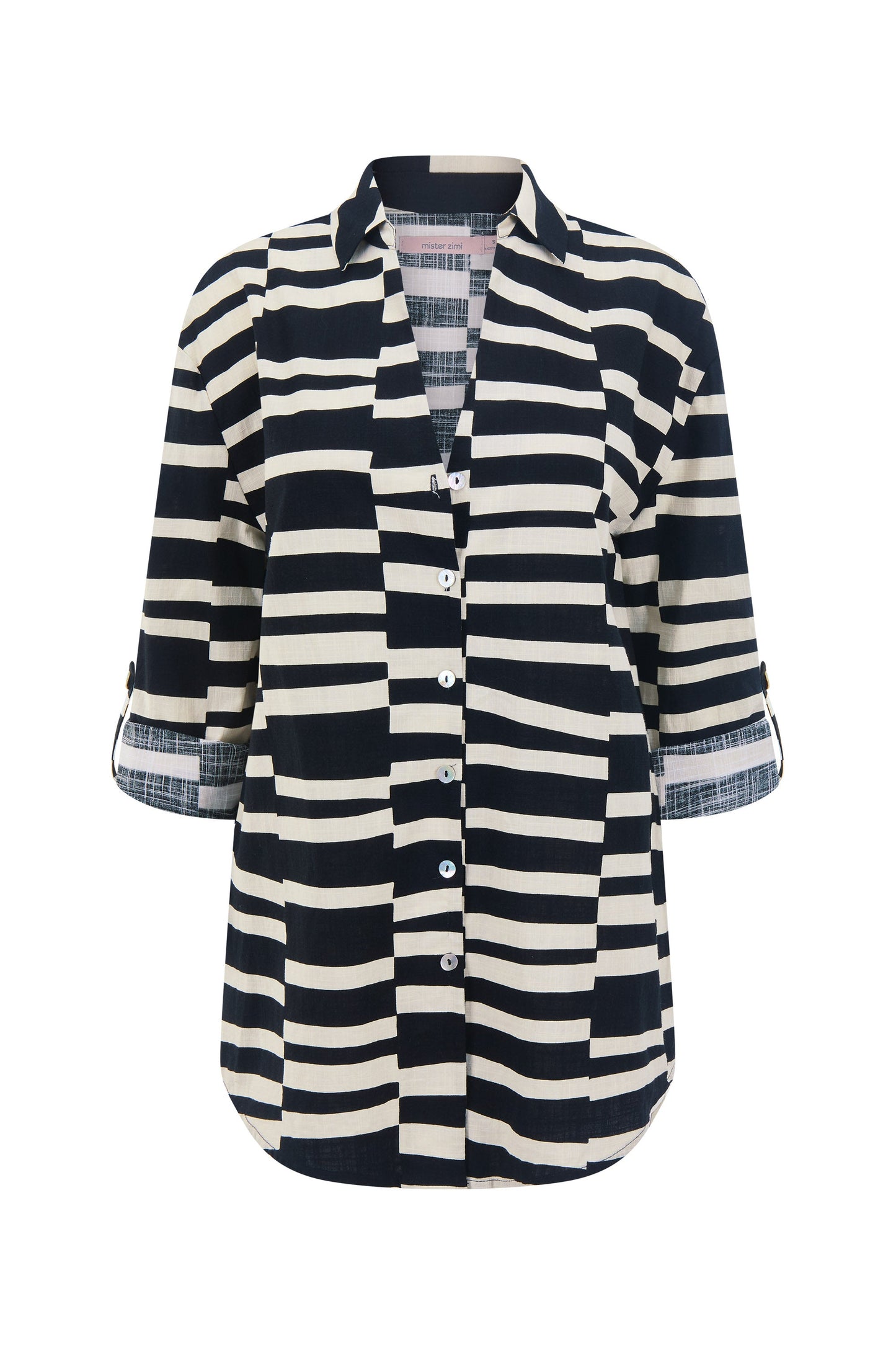 Beach Shirt In Pomelo