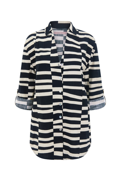 Beach Shirt In Pomelo