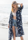Waterfront Embroidered Kimono