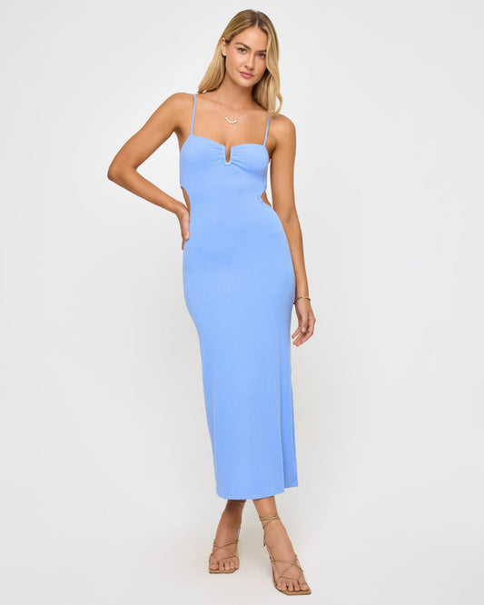Cameron Dress - Peri Blue