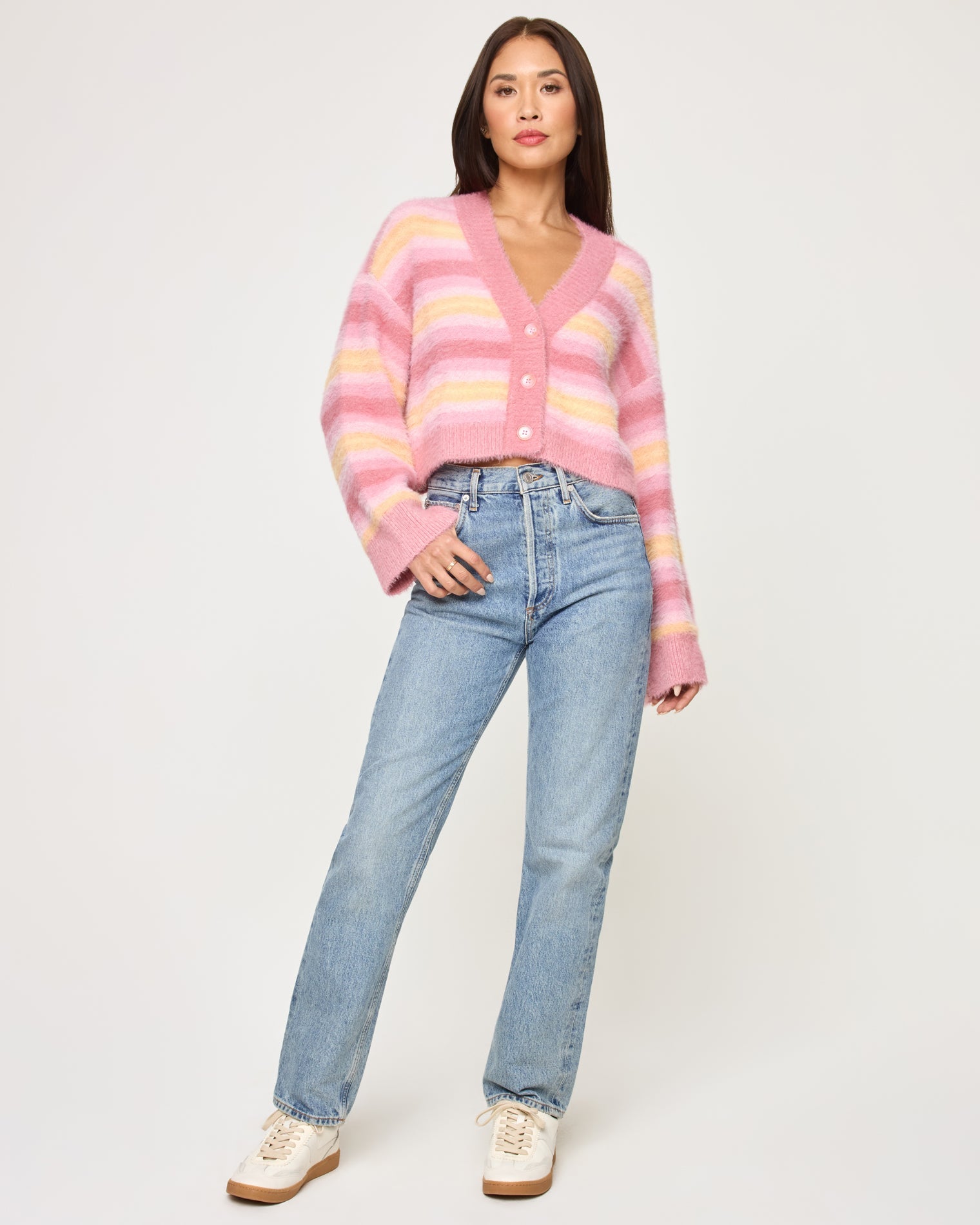 Daybreak Cardigan - Daybreak Stripe
