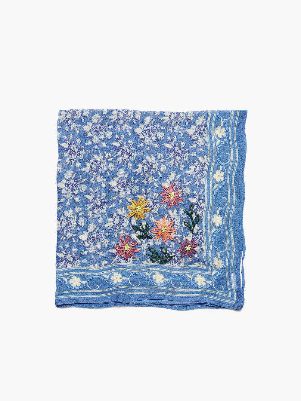 Chan Luu - Floral Lattice Print Bandana
