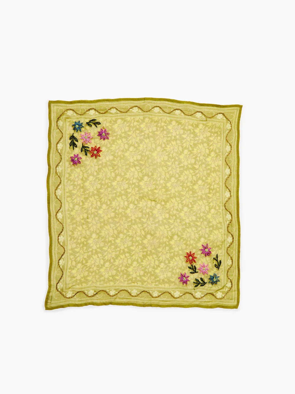 Chan Luu - Floral Lattice Print Bandana