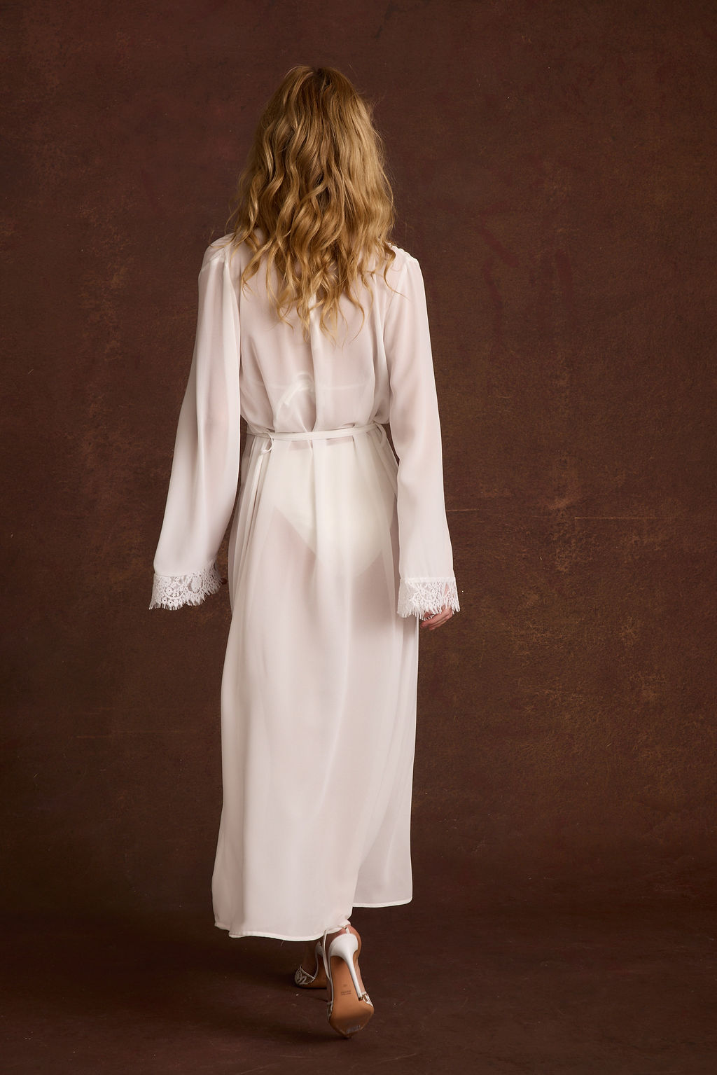 Dove White Bridal Robe