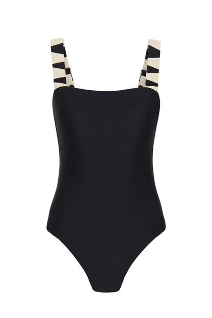 Daisy One Piece In Noir Palm