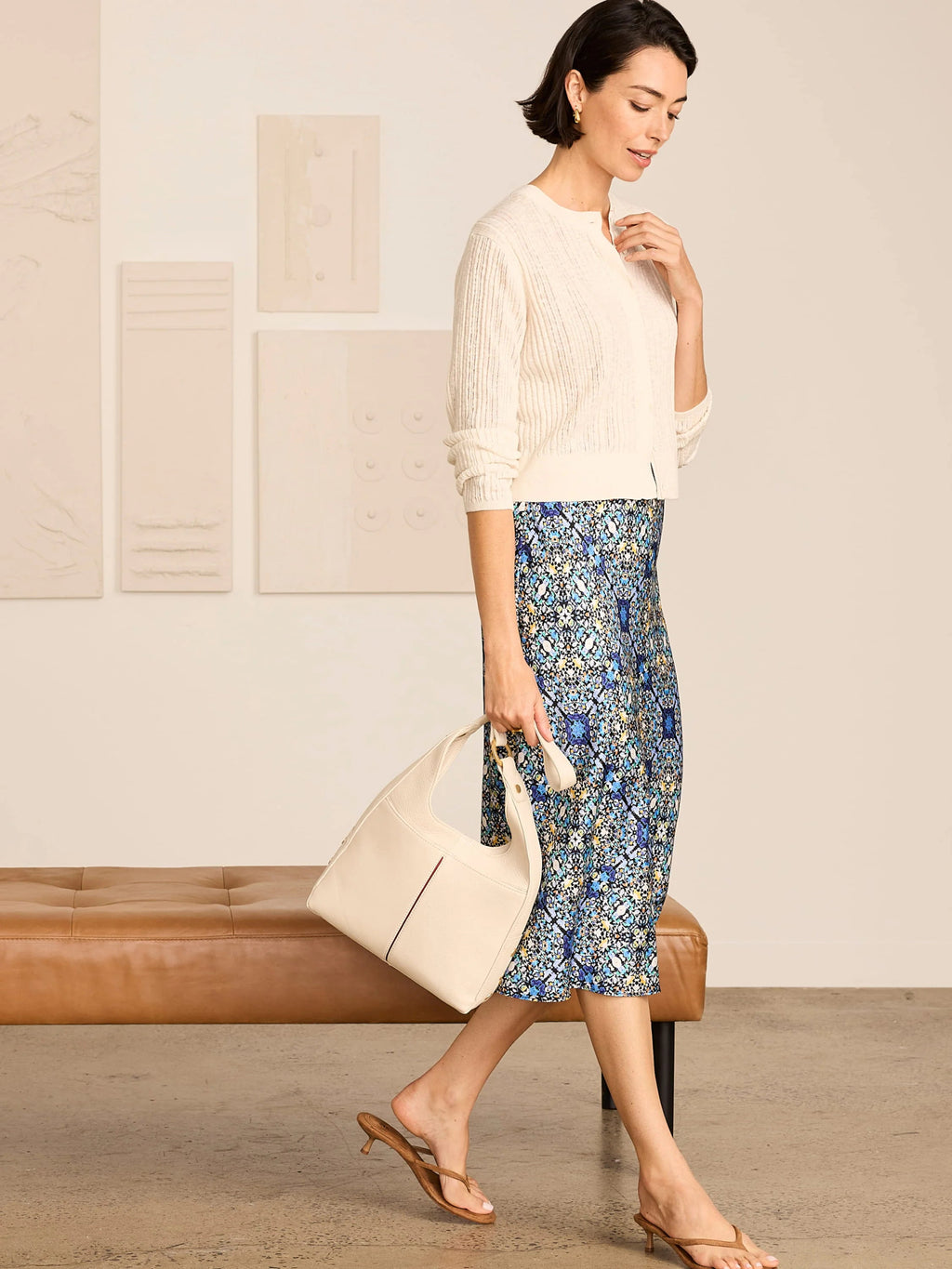 Gold Label Pointelle Stitch Cardigan