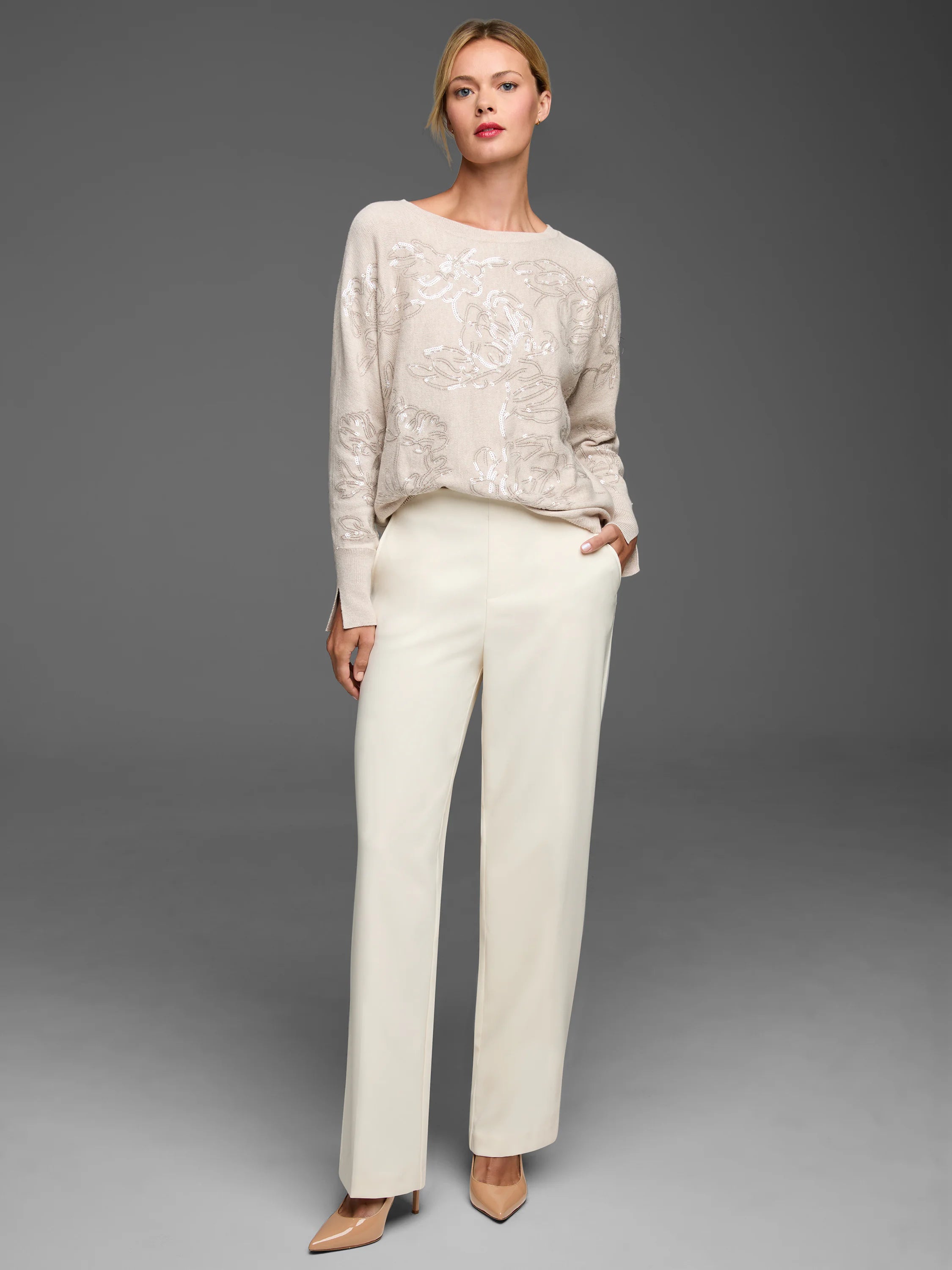 Gold Label Cotton Cashmere Silk Blend Sweater