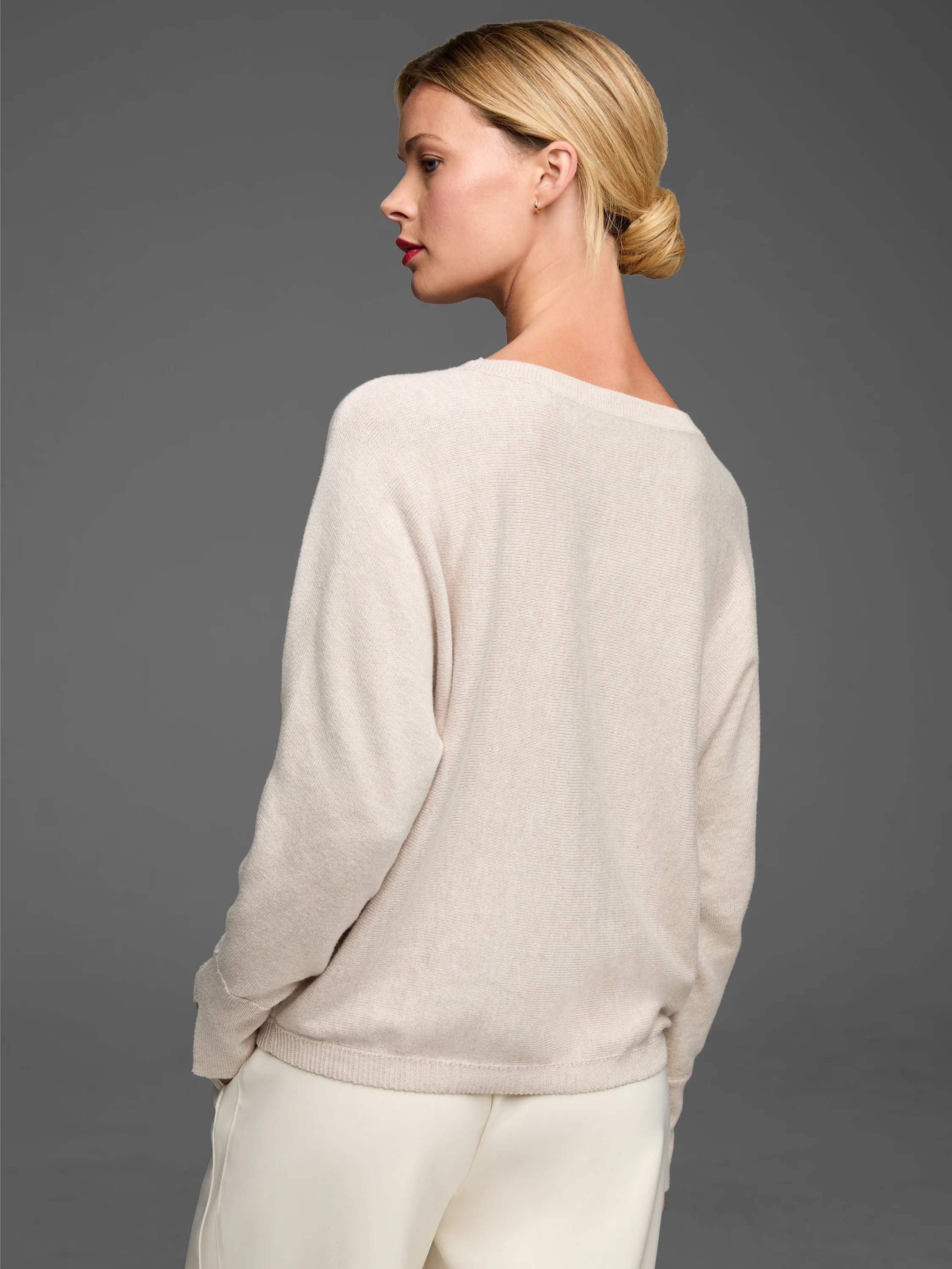 Gold Label Cotton Cashmere Silk Blend Sweater
