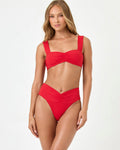 Marlee Bikini Top - Flame