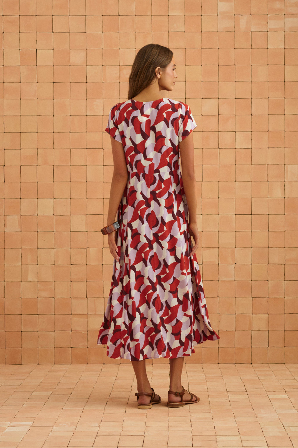 Elani Dress In Sweet Pea