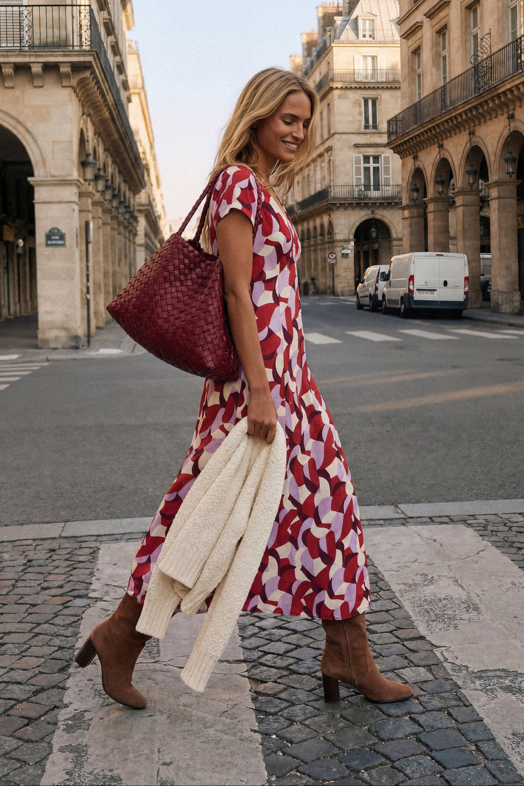 Elani Dress In Sweet Pea