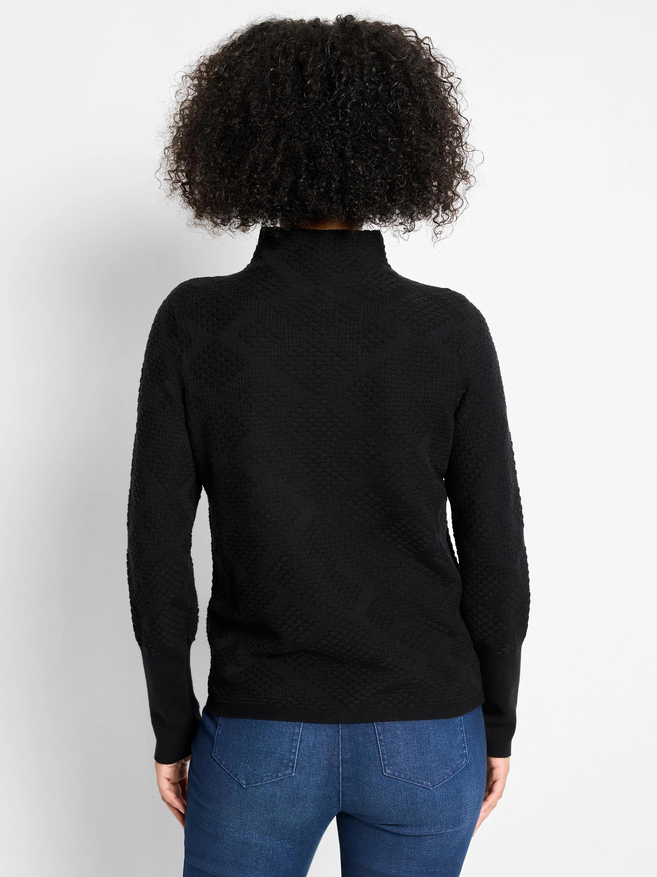 Textured Diamonds Sweater