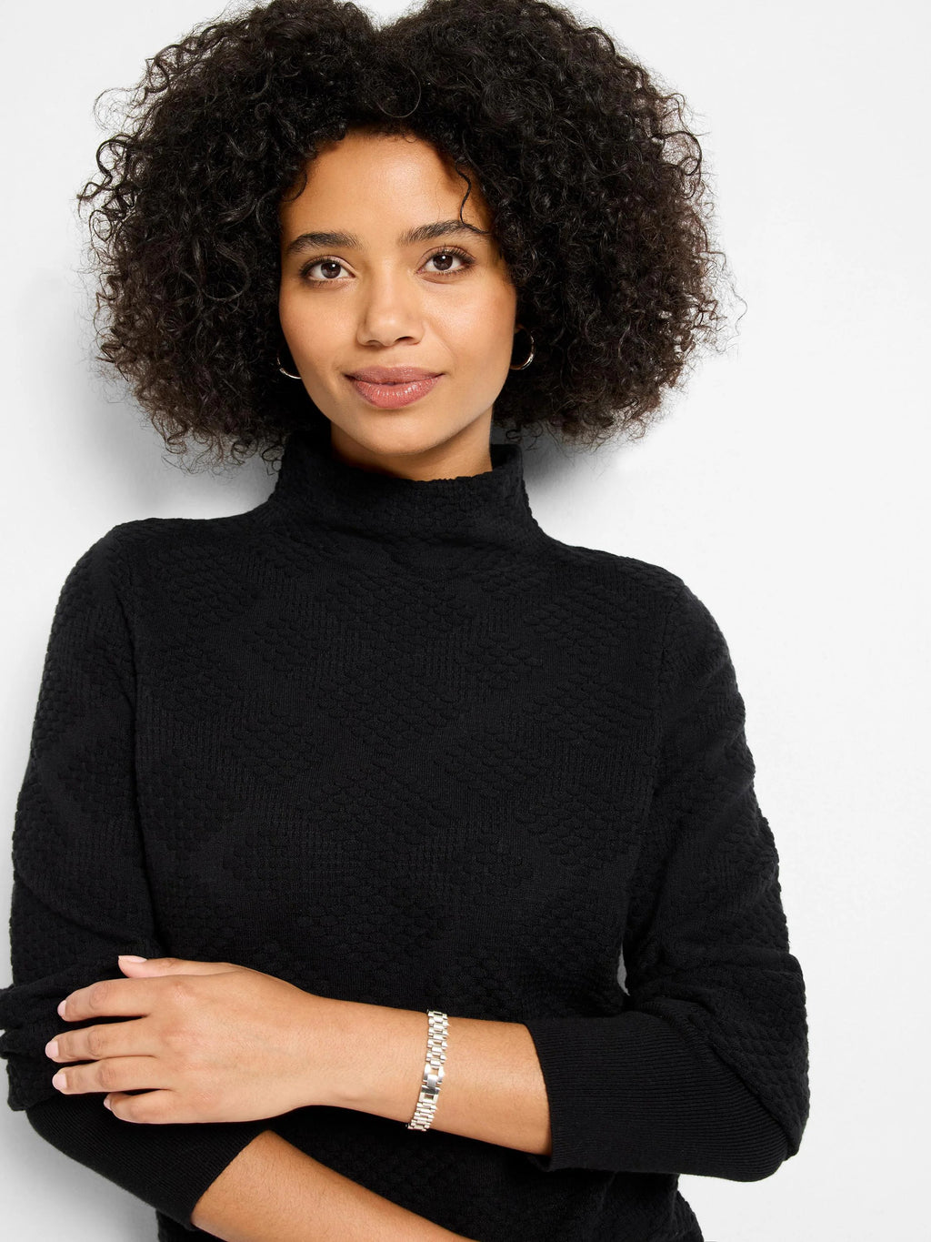 Textured Diamonds Sweater