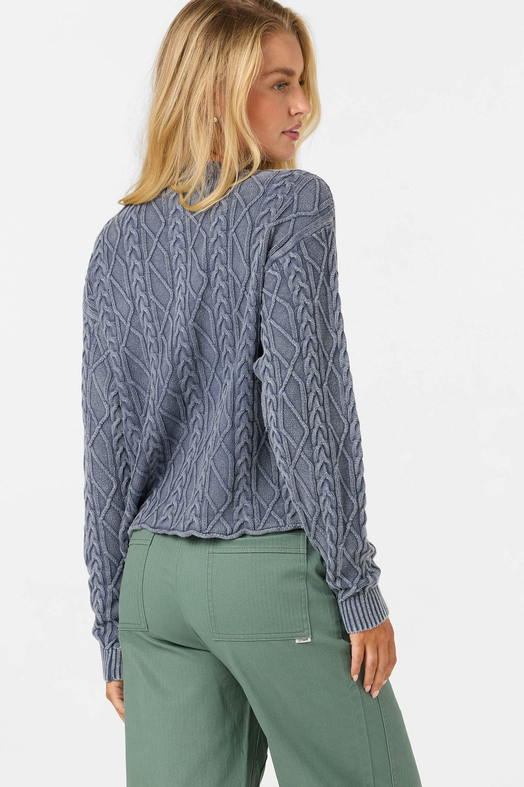 O'Riginals Misha Cable Knit Long Sleeve Sweater