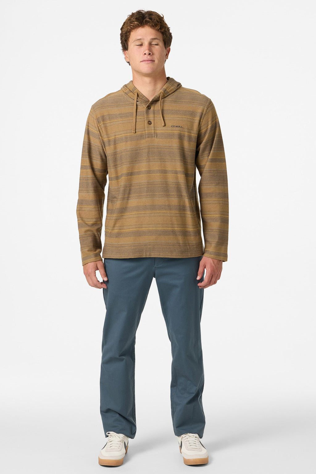 Bavaro Stripe Poncho Pullover Fleece