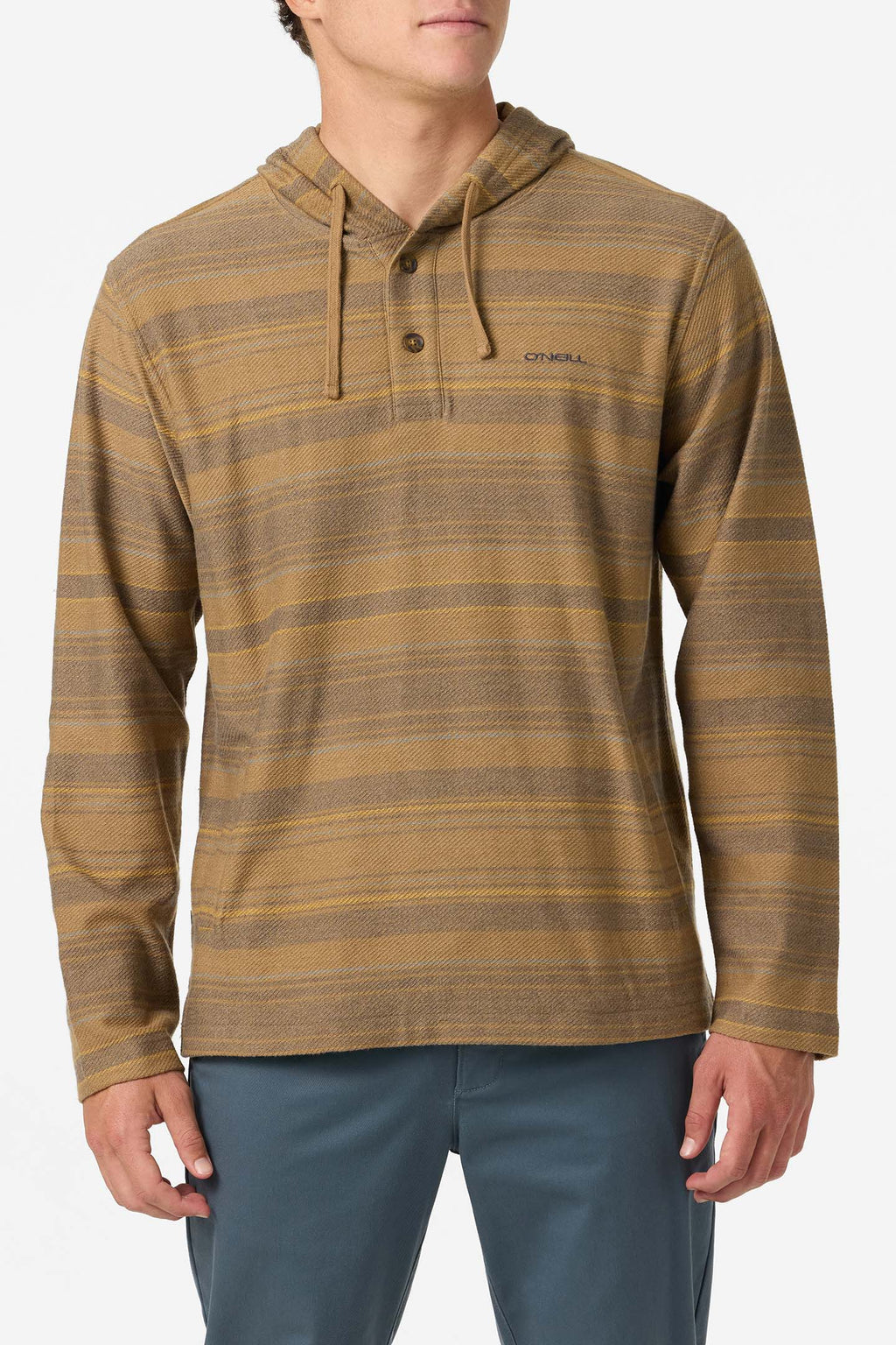 Bavaro Stripe Poncho Pullover Fleece