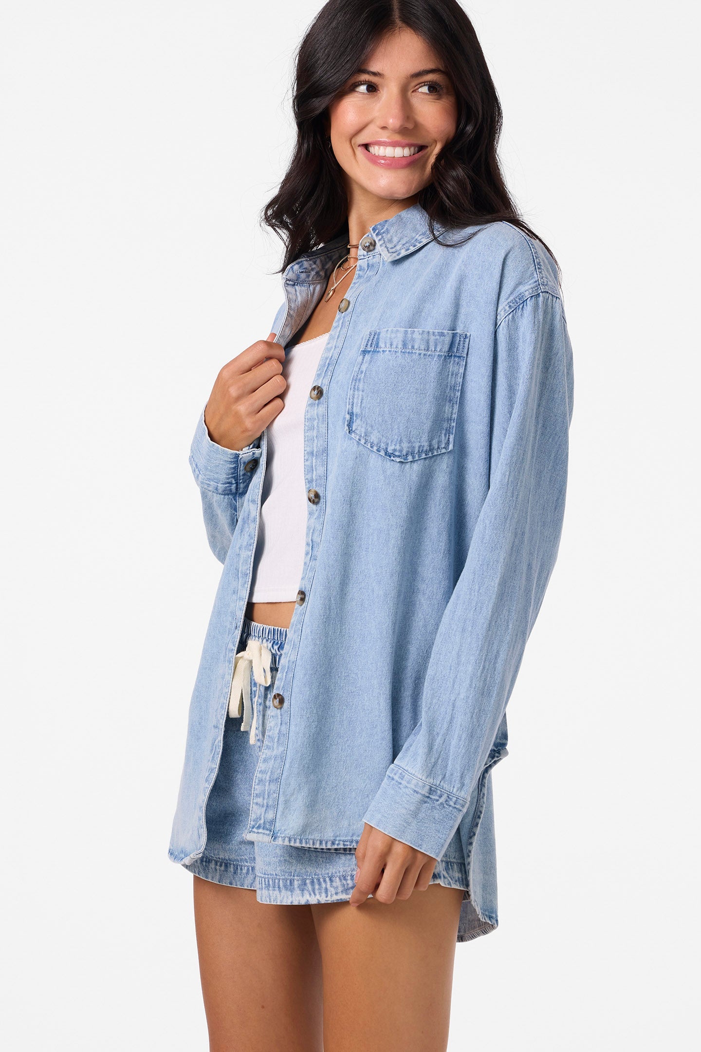 Sevie Denim Shacket