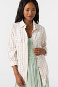 Brooks Flannel Long Sleeve Top