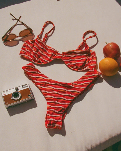 x The Salty Blonde Rocky Bikini Bottom - Tutti Frutti