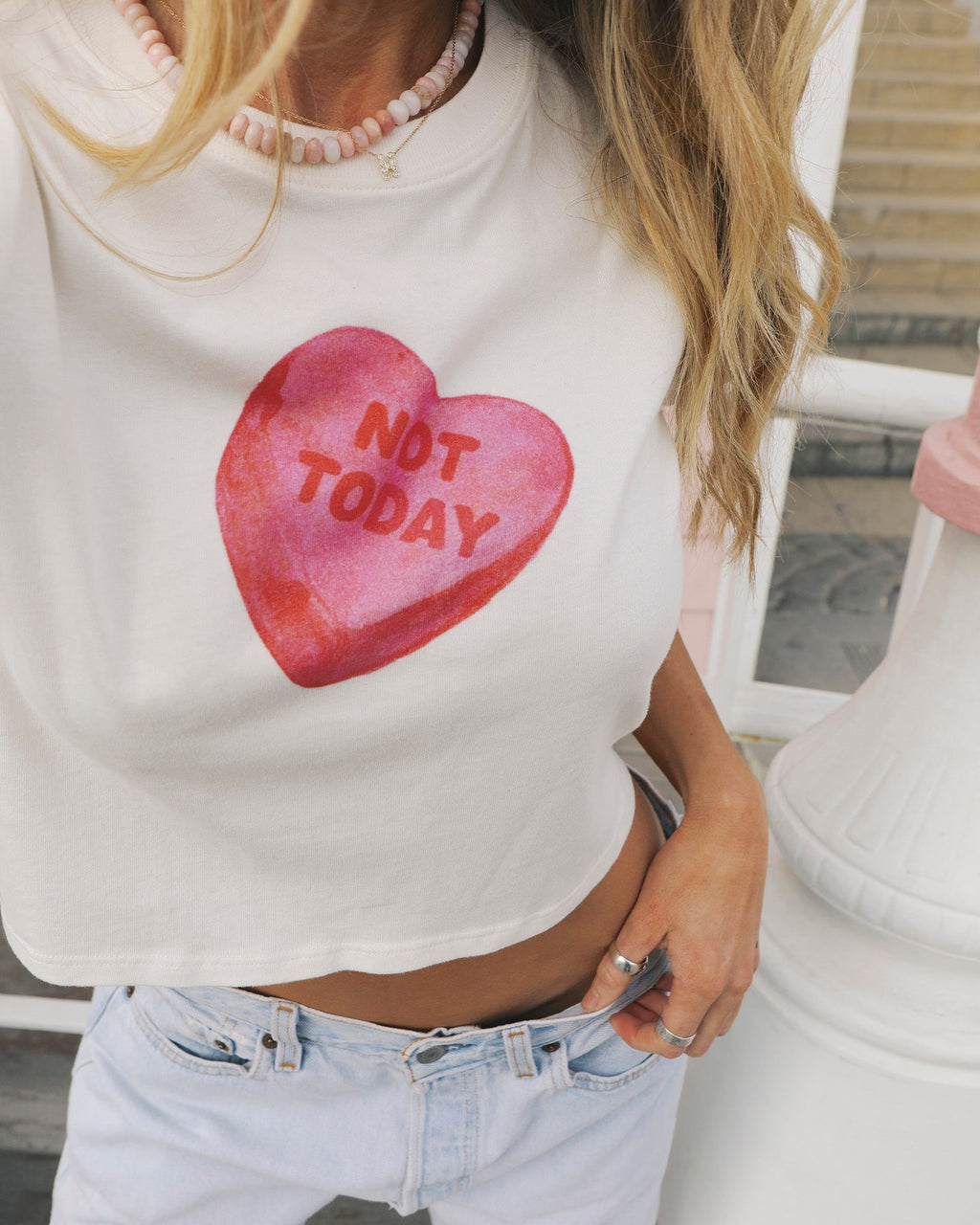 Merci Baby Tee - Not Today