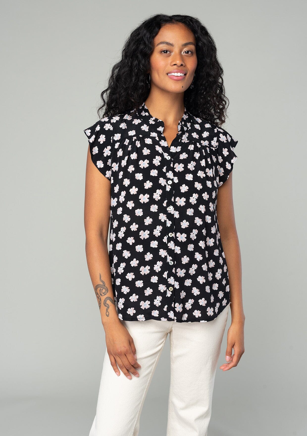Liara Flutter Sleeve Top