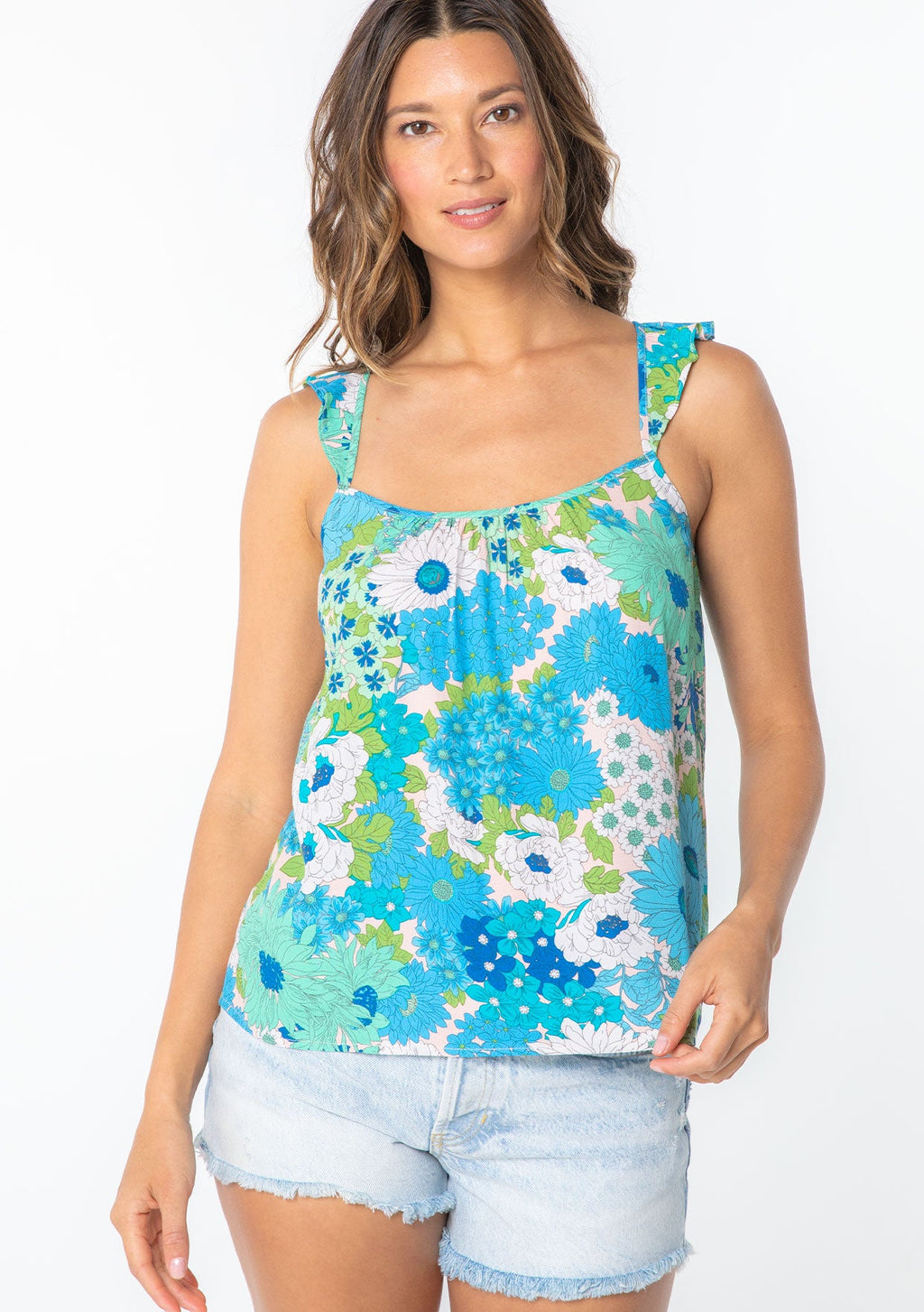 Connie Flutter Sleeve Top