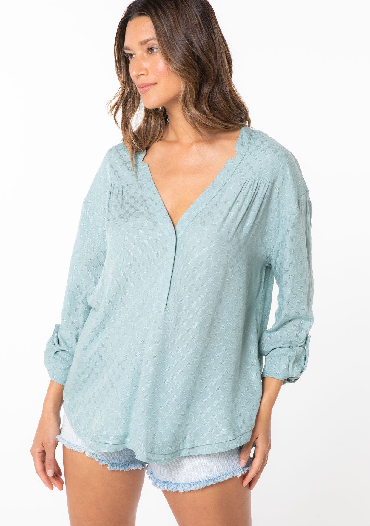 Keep Cool Jacquard Blouse