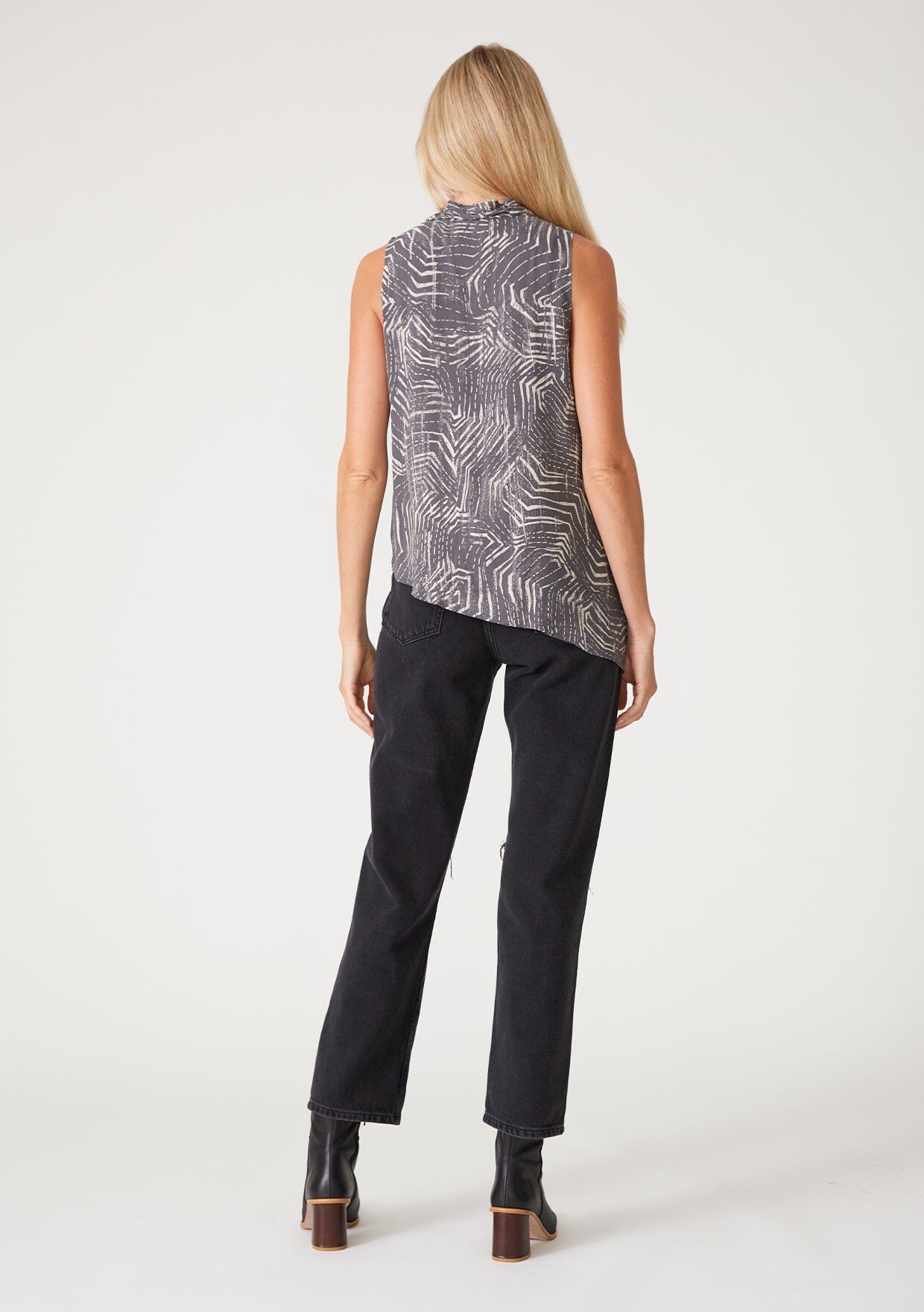 Nova Asymmetric Surplice Top