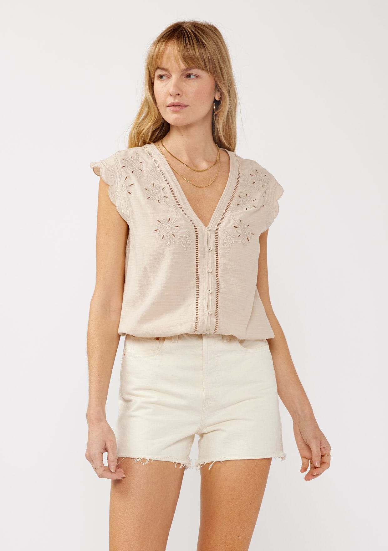 Teresa Embroidered Top